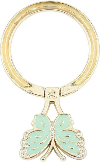 Butterfly Ring Holder Κινητού σε Πράσινο χρώμα