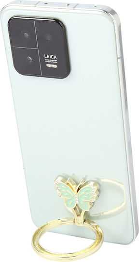 Butterfly Ring Holder Κινητού σε Πράσινο χρώμα