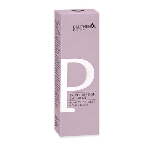 Panthenol Extra Triple Defense Κρέμα Ματιών για Ενυδάτωση , Αντιγήρανση , Μαύροι Κύκλοι & Σακούλες 25ml