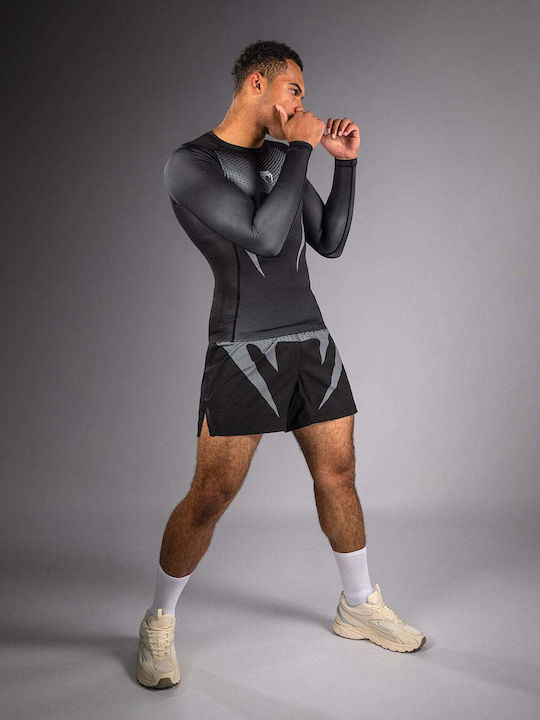 Venum Men's Long Sleeve Shirt VENUM-05914-001 for Jiu-Jitsu Black