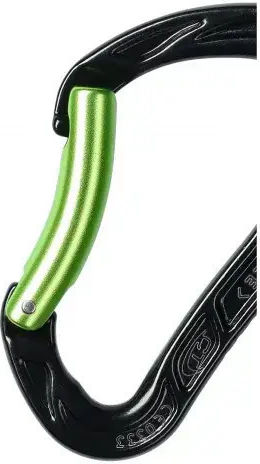 Climbing Technology Carabiner Gym Nimble Black Green Black Green
