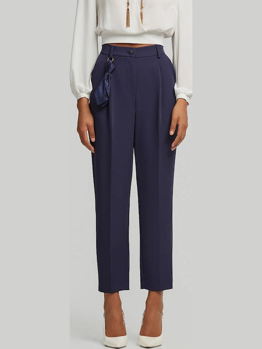 Damen Chino Hose Blau