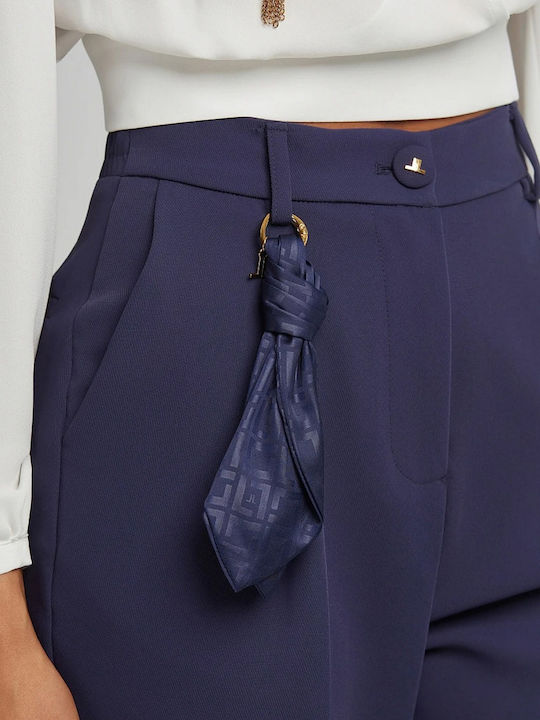 Damen Chino Hose Blau