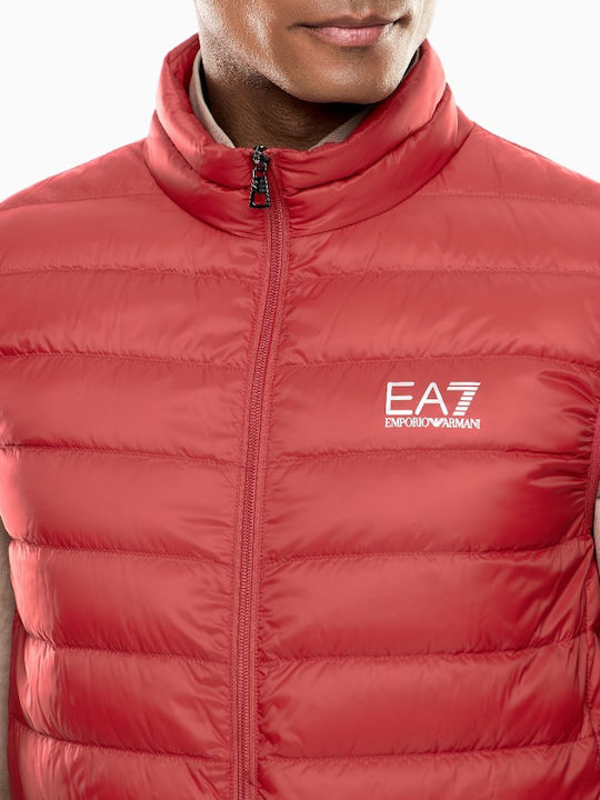 Sleeveless Jacket Red