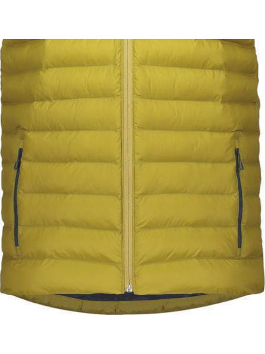 Sleeveless Waterproof and Windproof Jacket Dark Blue-ecru Olive