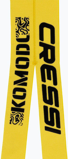 CressiSub Komodo Silicone Full Face Yellow Diving Mask