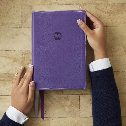 Enduring Word Study Bible: Pastoral Commentary From Every Chapter Of The Bible (nkjv, Purple Leathersoft, Red Letter, Comfort Print, Thumb Indexed)