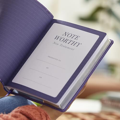 Noteworthy New Testament: Read And Journal Through The New Testament In A Year (nkjv, Hardcover, Comfort Print): New King James, Black, Read And ... A Year, Satin Ribbon Marker, Elastic Closure