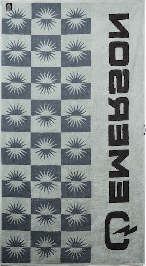 Emerson Πετσέτα Θαλάσσης Βαμβακερή Πράσινη 160x86εκ.