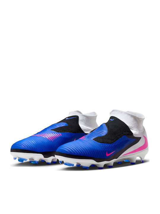 Nike Phantom 6 High Pro Футболни Обувки с Бутони FG Сини