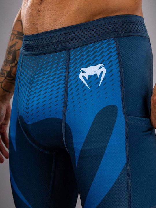 Venum Lang Männer Kampfsport Leggings Blau