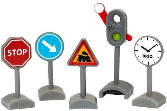 Brio Toys Jucărie Miniatură Traffic Sign Kit For Railway