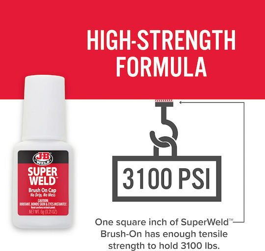 Adeziv Instant Superweld Brush-on 6g Transparent