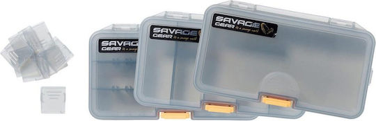Savage Gear Lurebox Smoke Ck 3 Pieces Lurebox 3 18.6 X 10.3 X 3.4 Cm