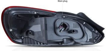 Led Taillights Vw Scirocco 2009-2014 Running Red Set 2 Pieces
