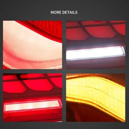 Led Taillights Bmw F10 Sedan 2011-2017 Cs M5 Design Red Set 2 Pieces