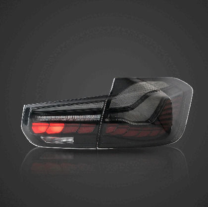 Led Taillights BMW F30 F80 2012-2019 GTS Design Running Light Smoked Set 2 Pieces