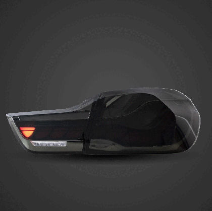 Led Taillights Bmw F32 F33 F36 F82 F83 2014-2020 Gts Design Running Light Smoked Set 2 Pieces
