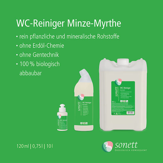 Sonett Liquid Cleaner Toilet with Scent Bay Leaf Mint 750ml
