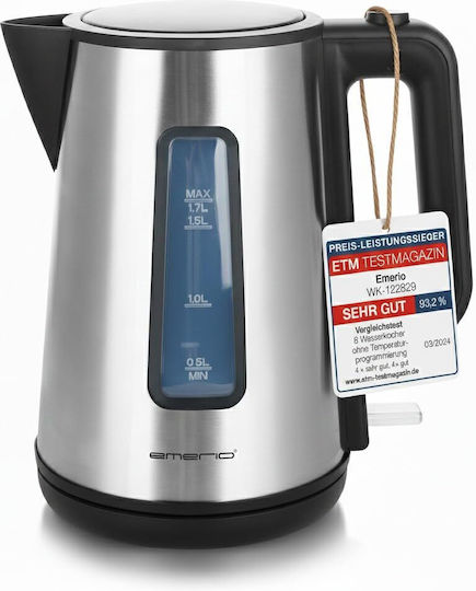 Emerio WK-122829.5 Βραστήρας 1.7lt 2200W Ασημί