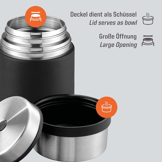 Esbit Sculptor Δοχείο Φαγητού Inox Θερμός Μαύρο 500ml