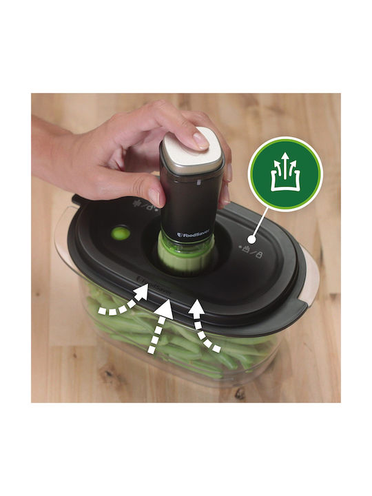 FoodSaver Σετ Δοχεία Φαγητού Πλαστικά Διάφανα 2τμχ