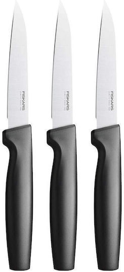 Fiskars Functional Μαχαίρια Ξεφλουδίσματος από Ανοξείδωτο Ατσάλι 3τμχ