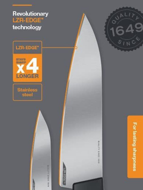 Fiskars Hard Edge Σετ Μαχαίρια από Ανοξείδωτο Ατσάλι 2τμχ