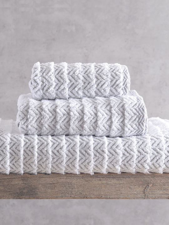 Rythmos Handtuch Thiva 30x50εκ. Βεραμαν Gewicht 500gr/m²