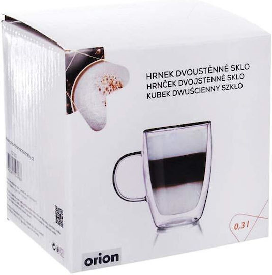 Orion Κούπα Γυάλινη Διάφανη 300ml