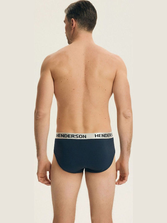 Herren Slips Blau 2er Pack