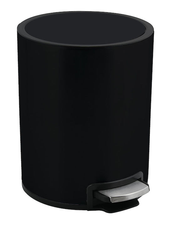 Dimitracas Riku 05394.003 Metallic Bathroom Basket Soft Close 5lt Black