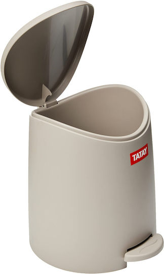Badezimmer-Pedal-Mülleimer 3l Standard Braun