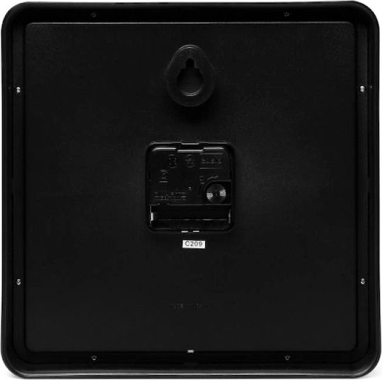 Casio Wall Clock Plastic Black