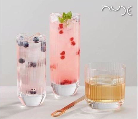 Espiel Big Top Set Brillen Wasser Glas Weiß 430ml 6 Stück