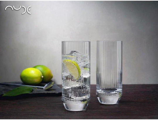 Espiel Big Top Set Brillen Wasser Glas Weiß 430ml 6 Stück