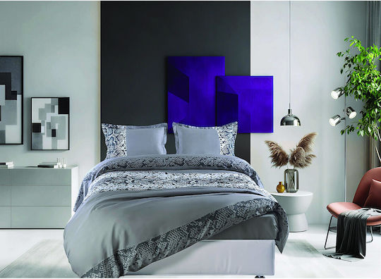 Makis Tselios Home Snik Σετ Υπέρδιπλη 240x250cm Γκρι Makis Tselios Home Snik Σετ Υπέρδιπλη 240x250cm Γκρι
