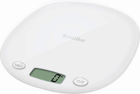 Terraillon Macaron TL13691 Ψηφιακή Ζυγαριά Κουζίνας έως 5kg Λευκή