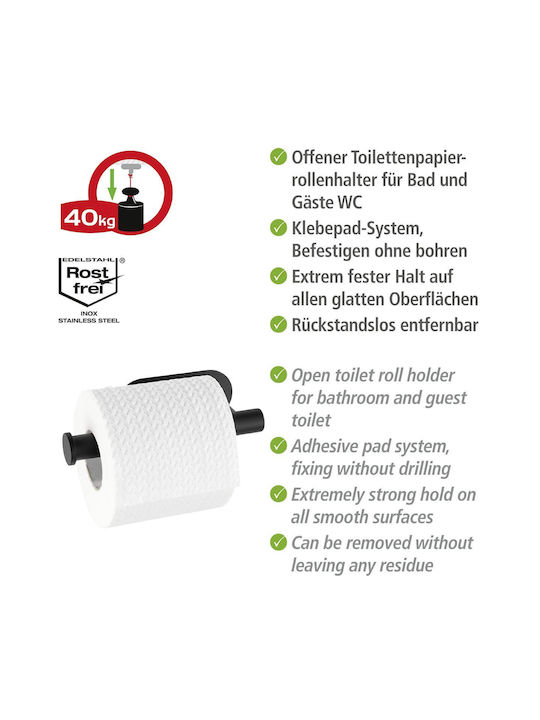Wenko Turbo LOC Държач за хартия Метал Черен