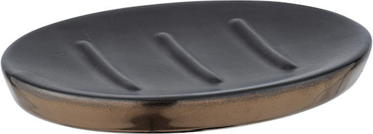 Wenko Soap Dish Ceramic Black