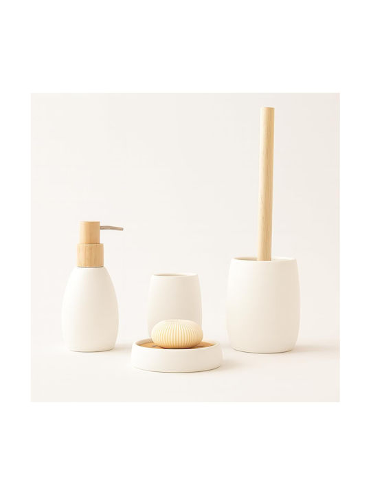 Dimitracas Sven Tabletop Cup Holder Ceramic White