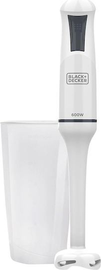 Black & Decker Hand Blender with Plastic Rod 600W Black