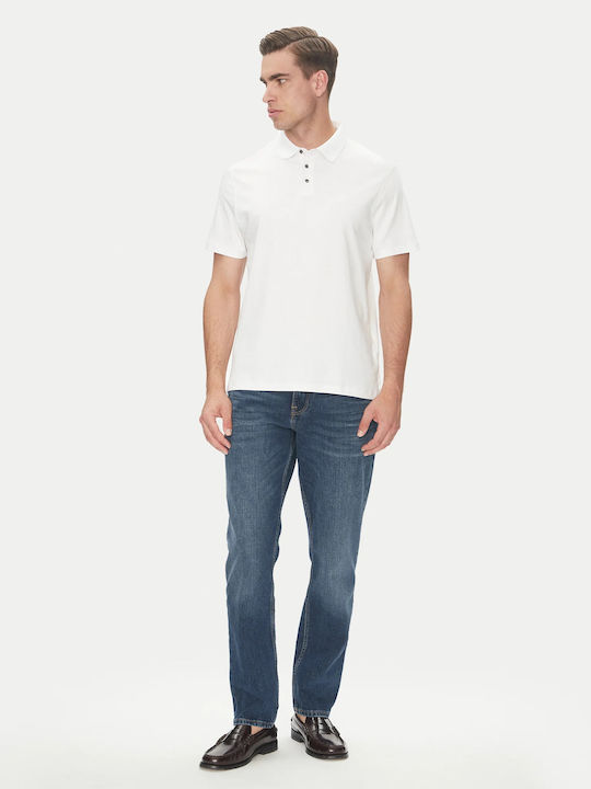 Polo Kurzarmbluse Black
