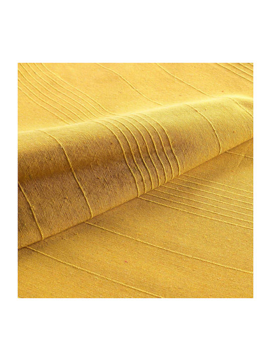 Douceur d'Intérieur Κουβέρτα Βελουτέ Ημίδιπλη 180x220εκ. Κίτρινη
