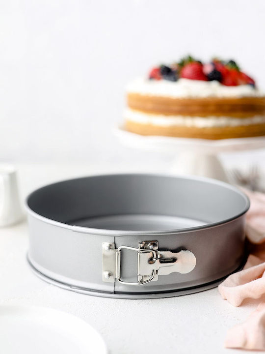 Patisse Non-stick Inox Cake Baking Pan with Removable Bottom Spring 20x20cm