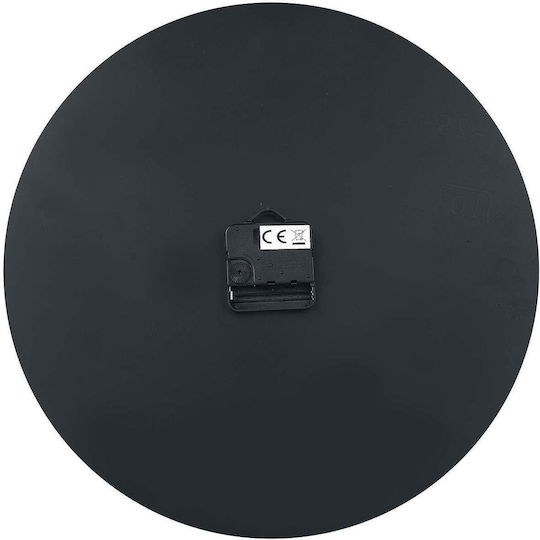 Oh My Home Wanduhr Glas Schwarz Ø35cm