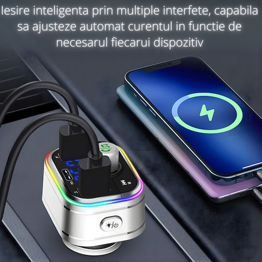 SGTT FM Transmitter Αυτοκινήτου με Bluetooth / USB / MicroSD
