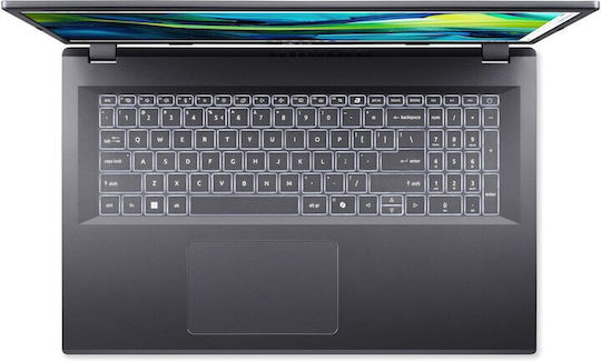 Acer Aspire 17 17.3" IPS FHD (i9-13900H/16GB/1TB SSD/Fără Sistem de Operare) Gri Oțel (Tastatură International English)