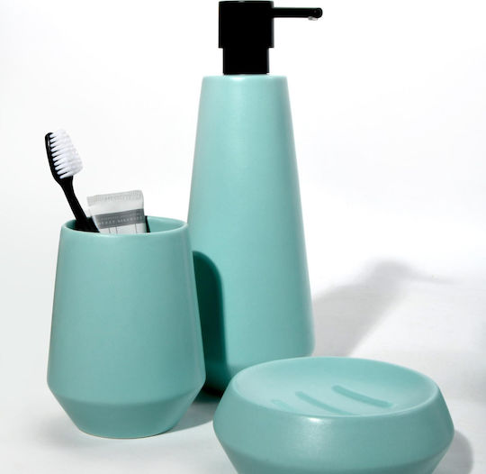 Spirella Spender Keramik Türkis 650ml