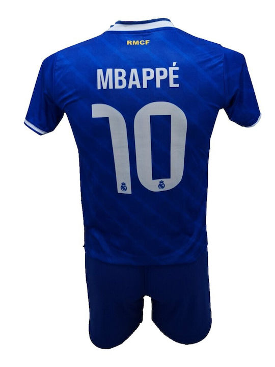 Παιδικό Σετ Ποδοσφαίρου Real Madrid Mbappe Μπλε 2211-8